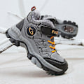 Miniatyrbild 4 av 5: Pojkar Flick Sneakers Andas löparskor Barn Vinter Bomullsskor 833 Gray 34