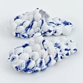 Miniatyrbild 2 av 2: Strandtofflor för män Modesandaler Utomhus Halkfria inomhusskor 3Bc2201 Blue 41-42