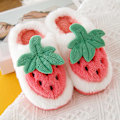 Miniatyrbild 1 av 4: Barns bomullstofflor Pojkar Flickor Fleece tecknad bomullstofflor Gul Pink 24/25