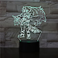 Miniatyrbild 2 av 2: Final Fantasy Claude 3d Led Nattljus Sovrumsbordslampa Färg ändras
