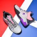 Miniatyrbild 2 av 5: Basketskor för män Mode Dam Sneakers Andas Sportskor 3A816 Purple 41