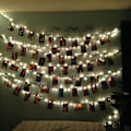 Miniatyrbild 2 av 5: 20 Led-kort Fotoklämma String Lights Batteri Julfest Bröllopsbelysning