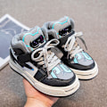 Miniatyrbild 5 av 5: Sneakers för barn Andas Pojkar Flickor Skateboard Skor Löparskor 01 Black 30