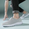 Miniatyrbild 2 av 5: Vulcanize Skor Herr Sneakers Andas Herr Casual Halkfria Loafers för män 2G2036 LightGray 45