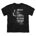 Miniatyrbild 1 av 5: Princess Bride Hello Again Youth T-shirt S