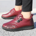 Miniatyrbild 4 av 5: Dammode för äldre mode Casual Plus bomullsskor Vintersportskor 2L6885 Red 36