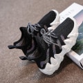 Miniatyrbild 2 av 5: Barnsneakers Löparskor som andas Mode Pojkar Flickor Sportskor 2Lta918 Black 30
