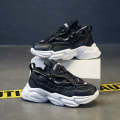 Miniatyrbild 3 av 5: Barn Sneakers Pojkar Basketskor Halkfria Barn Sportskor 3Bk10 Black 38