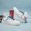 Miniatyrbild 2 av 5: Basketskor för män Andas Sneakers Löparskor 3Ay861 White 41