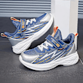Miniatyrbild 4 av 5: Sneakers för barn för pojkar, flickor, löpning tennisskor, lätt andas, sport, atletisk 3B2039 Blue 36