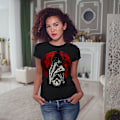 Miniatyrbild 3 av 3: Blood Moon Vampire Women Blackt-shirt XXL