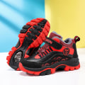 Miniatyrbild 2 av 5: Pojkar Flicksneakers Andas löparskor Barn Vinter bomullsskor 558 Red 32