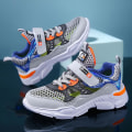 Miniatyrbild 3 av 5: Sneakers för barn för pojkar, flickor, löpning tennisskor, lätt andas, sport, atletisk 3B9050 Gray 32