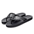 Miniatyrbild 1 av 5: Herrflip-flops stringtrosor Sandaler Komforttofflor för stranden 3C5529 Black 41