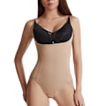 Miniatyrbild 1 av 4: Body Kvinnor Shapewear Kroppsformare Med Cup Kompression Kroppar Magslida Waist trainer Reductive Slimming Underkläder,beige