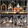 Miniatyrbild 1 av 4: Vattentät Ip44 Utomhus/inomhus 4w 4 LEDs Färgglad Led Projektor Jul