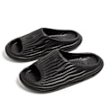 Miniatyrbild 1 av 5: Strandtofflor för män Modesandaler Utomhus Halkfria inomhusskor 3B2038 Black 40-41