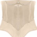 Miniatyrbild 2 av 3: Kvinnors Mesh 5 Bone Body Shaping Underkläder skin XL