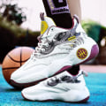 Miniatyrbild 3 av 5: Basketskor för män Andas Sneakers Löparskor 3Aha502 WhiteYellow 41