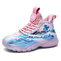 Miniatyrbild 1 av 5: Basketskor för barn Mode Halkfria sneakers Sportskor som andas T8808 Pink 32