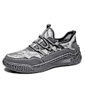 Miniatyrbild 1 av 5: Promenadskor för män Andas Flying Woven Mesh joggingskor Halkfria sneakers 3C9902 Gray 41