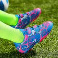 Miniatyrbild 4 av 5: Fotbollsskor för pojkar Halkfria fotbollsskor Klossar Gräs Fotbollssneakers Yj166 Pink 34
