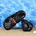 Miniatyrbild 3 av 5: Strandtofflor för barn Modesandaler Utomhus Halkfria inomhusskor L08Jt Black 32
