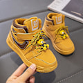 Miniatyrbild 3 av 5: Sneakers för barn Andas Pojkar Flickor Skateboard Skor Löparskor 02 Yellow 34