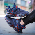 Miniatyrbild 5 av 5: Sneakers för barn för pojkar, flickor, löpning tennisskor, lätt andas, sport, atletisk 3B733 DarkBlue 34