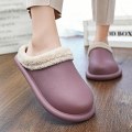 Miniatyrbild 5 av 5: Herrtofflor Varma Vinterskor För Kvinnors Inomhushus Slip On Med Bomull Utomhus 2K2027 Purple 38-39