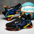 Miniatyrbild 2 av 5: Basketskor för män Mode Halkfria sneakers Andas sportskor W23 BlackBlue 43