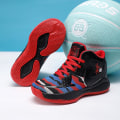 Miniatyrbild 3 av 5: Barn Basketskor Mode Pojkar Flickor Sneakers Andas Sportskor Eht008 BlackRed 31