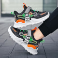 Miniatyrbild 5 av 5: Pojkar Flickor Sneakers Andas löparskor Mode Sportskor 3Ab21062 Black 38
