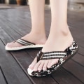 Miniatyrbild 5 av 5: Flip-flops herrtrosor Sandaler Komforttofflor för stranden 3Cx1667 Brown 37