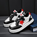 Miniatyrbild 2 av 5: Pojkar Flickor Sneakers Andas Skateboarding Skor Barn Löparskor 2366 BlackRed 34