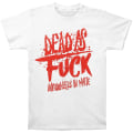 Miniatyrbild 1 av 5: Orörlig I Vit Dead As Fuck T-shirt M