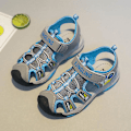 Miniatyrbild 4 av 5: Barnsandaler Mode Halkfria strandskor Pojkar Flickor Antikrocktåhätta Cap Tx308 Blue 34