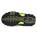Miniatyrbild 3 av 5: Pojkar Flickskor Utomhusvandring Vattentät Sneaker för barn 2J201 BlackGreen 31