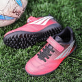 Miniatyrbild 4 av 5: Pojkar Flickor Fotbollsskor Halkfria fotbollsskor Klossar Gräs Fotbollssneakers 2Km11 Pink 34