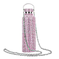 Miniatyrbild 1 av 5: 350ml/500ml/750ml isolerad flaska strass inlagd thermal rostfritt stål Barnisolerad vattenkopp för resor Pink 750ML