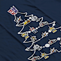 Miniatyrbild 4 av 4: Transformers Christmas Tree Silhouette T-shirt för kvinnor