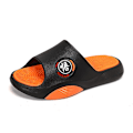 Miniatyrbild 1 av 5: Män Kvinnor Strandtofflor Mode Sandaler Utomhus Halkfria inomhusskor XT666 BlackOrange 37-38