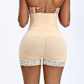 Miniatyrbild 2 av 3: Slimming Slida Platt mage Underkläder Kroppsformare Hög midja Magkontroll Push Up Höft Rumpa Lifter Spets Body Shapewear Dam,svart M L