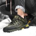 Miniatyrbild 5 av 5: Vandringsskor för herr Andas Sneakers Halkfria utomhusskor A30 Green 37