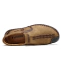 Miniatyrbild 4 av 5: Casual för män Läder Loafers 0L602 Khaki 41