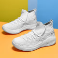 Miniatyrbild 2 av 5: Basketskor för män Andas Sportskor Sneakers Löparskor 2D6907 White 41