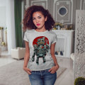 Miniatyrbild 3 av 3: Crazy Robot Women Grå skjorta M