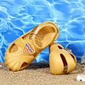 Miniatyrbild 2 av 5: Strandtofflor för barn Modesandaler Utomhus Halkfria inomhusskor L08Jt Yellow 34