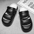 Miniatyrbild 4 av 4: Herr Dam Strandtofflor Mode Sandaler Utomhus Inomhusskor 2766 Black 40-41