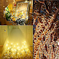 Miniatyrbild 4 av 5: 20 led 9,7 ft Fairy String Lights, Firefly Lights USB driven med fjärrkontroll, 8 lägen